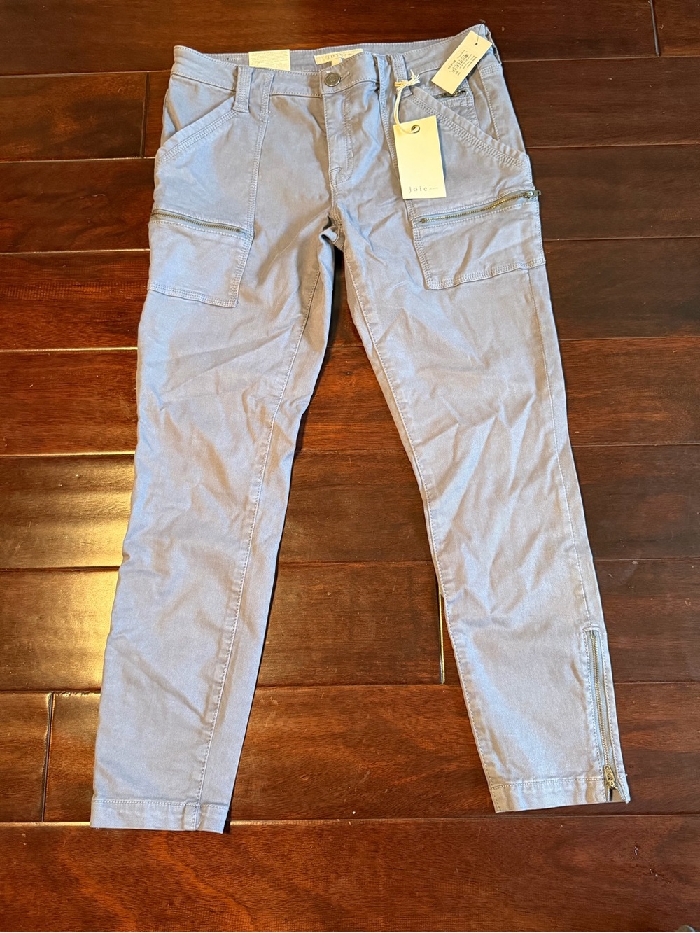 NWT Joie Park Skinny Utility Pants 30 Stone Blue